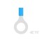 Te Connectivity Ring Terminal, 0.413 in Stud Size, 14 AWG, 600 V, Blue 5-1377175-6 - alternate 2